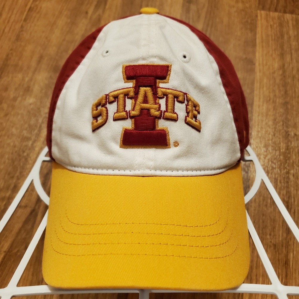 Iowa State Cyclones Hat‎ Cap Strapback Red Yellow Football Zephyr